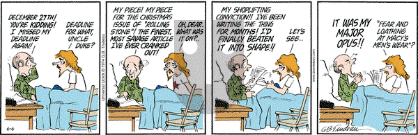 Doonesbury on Friday June 6, 2014 Comic Strip