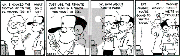 FoxTrot on Tuesday March 8, 2005 Comic Strip