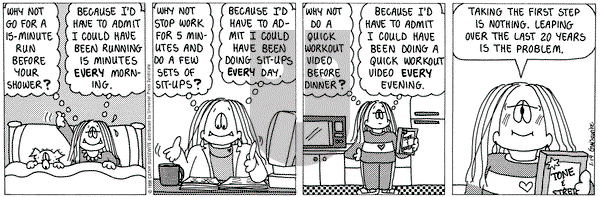 Cathy Classics - Monday January 19, 1998 Comic Strip
