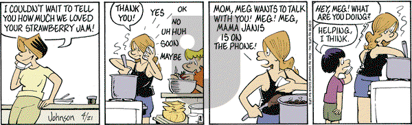 Arlo and Janis on Thursday April 21, 2016 Comic Strip