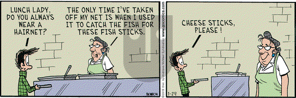 Grand Avenue on Tuesday January 29, 2019 Comic Strip