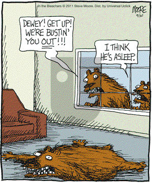 In the Bleachers - Friday September 30, 2011 Comic Strip