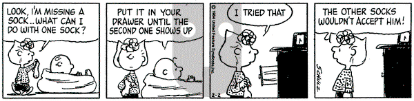 Peanuts on Thursday February 2, 1984 Comic Strip