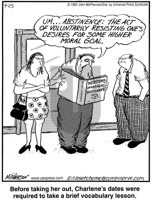 Close to Home on Friday April 25, 1997 Comic Strip