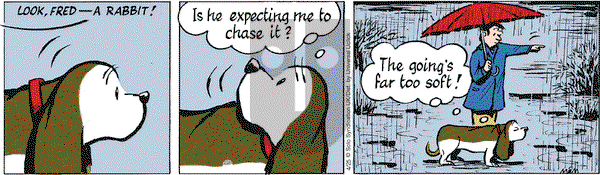Fred Basset on Monday April 25, 2016 Comic Strip
