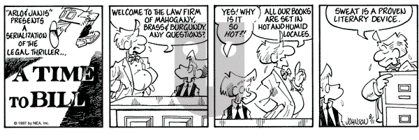 Arlo and Janis on Monday August 11, 1997 Comic Strip