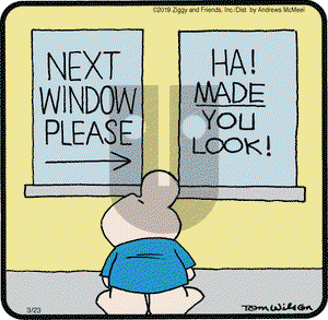 Ziggy on Saturday March 23, 2019 Comic Strip