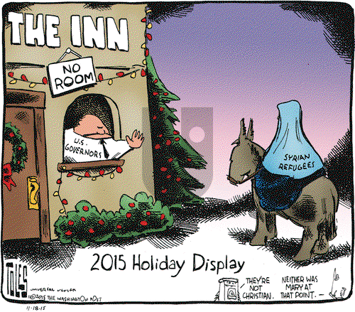 Tom Toles on Wednesday November 18, 2015 Comic Strip