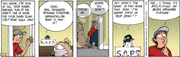 Get Fuzzy on Tuesday July 3, 2007 Comic Strip