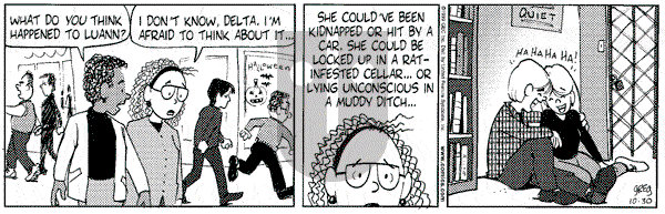 Luann on Saturday October 30, 1999 Comic Strip