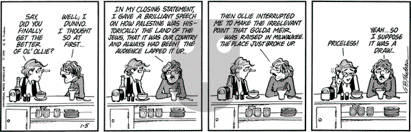Doonesbury on Saturday January 5, 1974 Comic Strip
