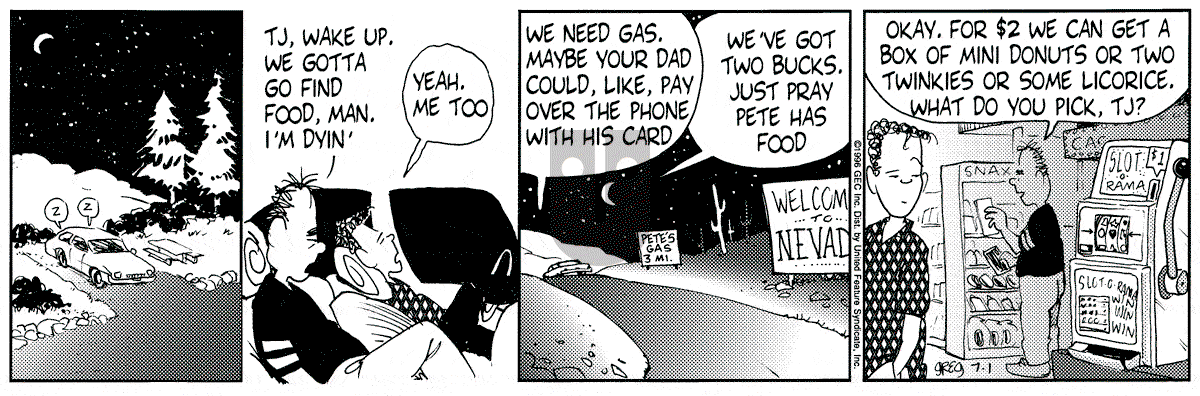 Luann - Monday July 1, 1996 Comic Strip