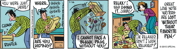 Rose is Rose on Wednesday January 14, 2015 Comic Strip