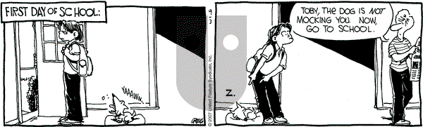 The Buckets on Monday September 3, 2007 Comic Strip