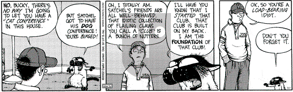 Get Fuzzy on Thursday March 7, 2002 Comic Strip