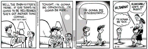 Grand Avenue on Tuesday August 12, 2003 Comic Strip