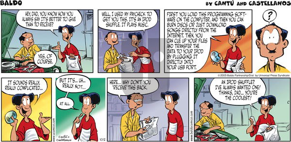 Baldo on Sunday October 2, 2005 Comic Strip