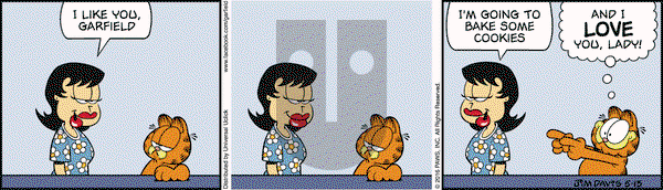 Garfield on Friday May 13, 2016 Comic Strip