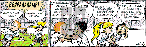 Cleats - Friday January 17, 2003 Comic Strip