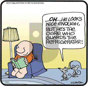 Ziggy on Monday December 31, 2012 Comic Strip