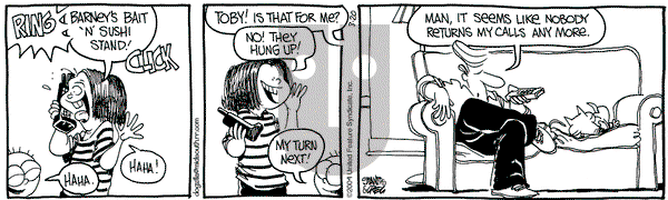 The Buckets on Saturday March 20, 2004 Comic Strip