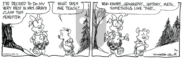 The Grizzwells on Thursday January 20, 2005 Comic Strip