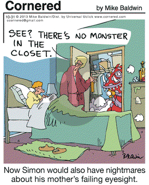Cornered on Thursday October 31, 2013 Comic Strip