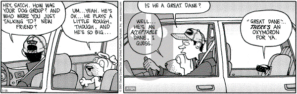 Get Fuzzy on Tuesday January 16, 2001 Comic Strip