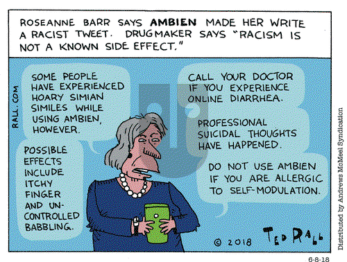Ted Rall on Friday June 8, 2018 Comic Strip