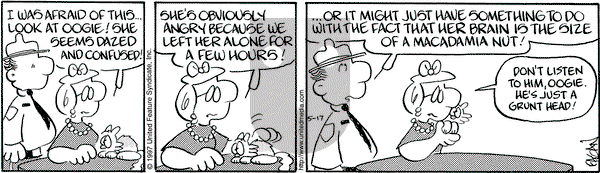 Drabble on Saturday May 17, 1997 Comic Strip