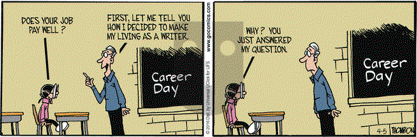 Grand Avenue on Tuesday April 5, 2016 Comic Strip