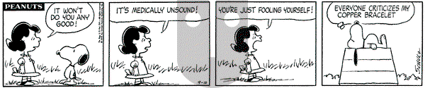 Peanuts on Thursday September 10, 1970 Comic Strip
