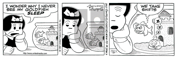Nancy on Tuesday January 6, 1998 Comic Strip
