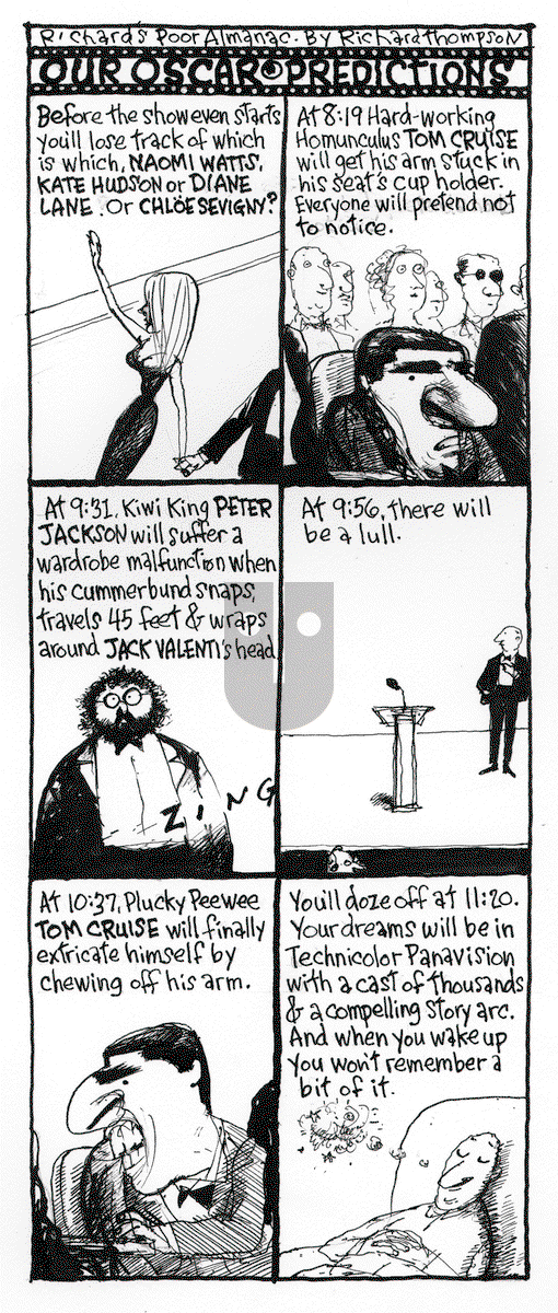 Richard's Poor Almanac on Wednesday February 18, 2015 Comic Strip