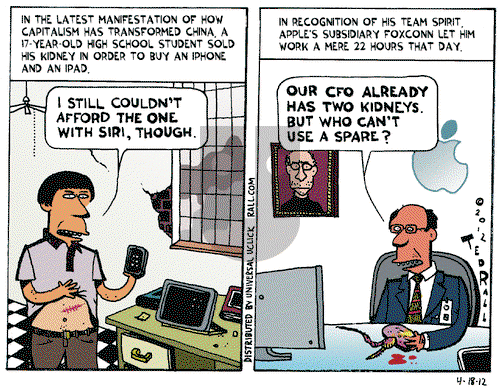 Ted Rall on Wednesday April 18, 2012 Comic Strip