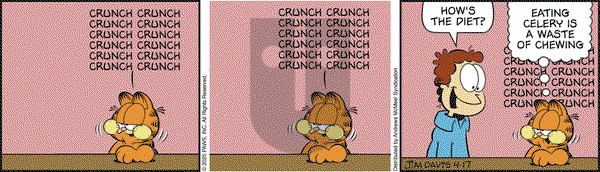 Garfield on Thursday April 17, 2025 Comic Strip