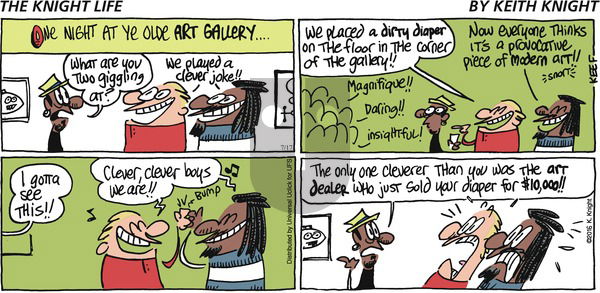 The Knight Life on Sunday July 17, 2016 Comic Strip