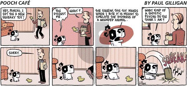 Pooch Cafe on Sunday November 26, 2006 Comic Strip