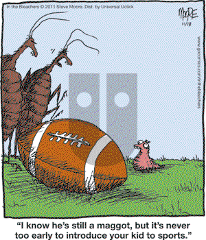 In the Bleachers - Friday November 18, 2011 Comic Strip