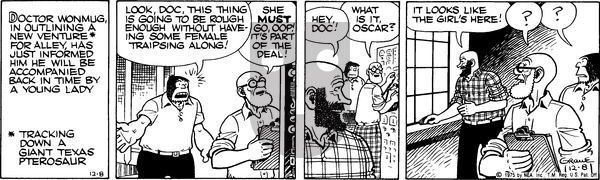 Alley Oop on Monday December 8, 1975 Comic Strip