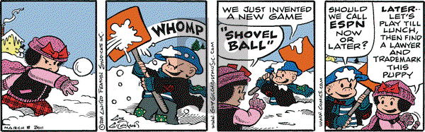 Nancy on Tuesday March 8, 2011 Comic Strip