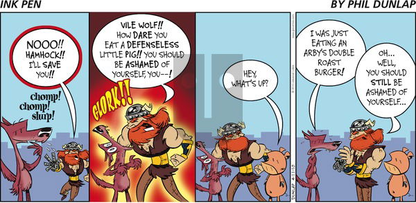 Ink Pen on Sunday April 11, 2010 Comic Strip