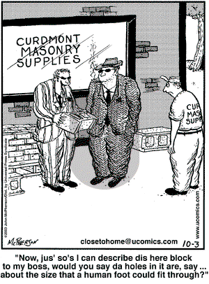 Close to Home on Friday October 3, 2003 Comic Strip