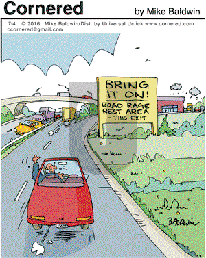 Cornered on Monday July 4, 2016 Comic Strip