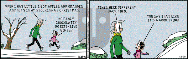 Grand Avenue on Wednesday December 20, 2023 Comic Strip