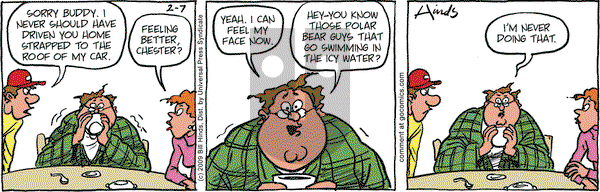 Cleats on Saturday February 7, 2009 Comic Strip