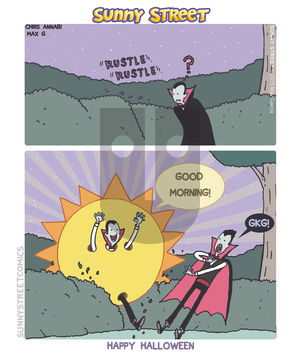 Sunny Street on Monday October 31, 2016 Comic Strip
