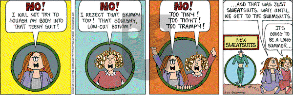 Cathy Classics on Monday May 26, 2003 Comic Strip