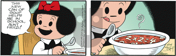 Nancy - Wednesday November 1, 2017 Comic Strip