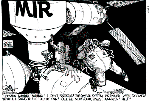 Pat Oliphant on Wednesday August 27, 1997 Comic Strip